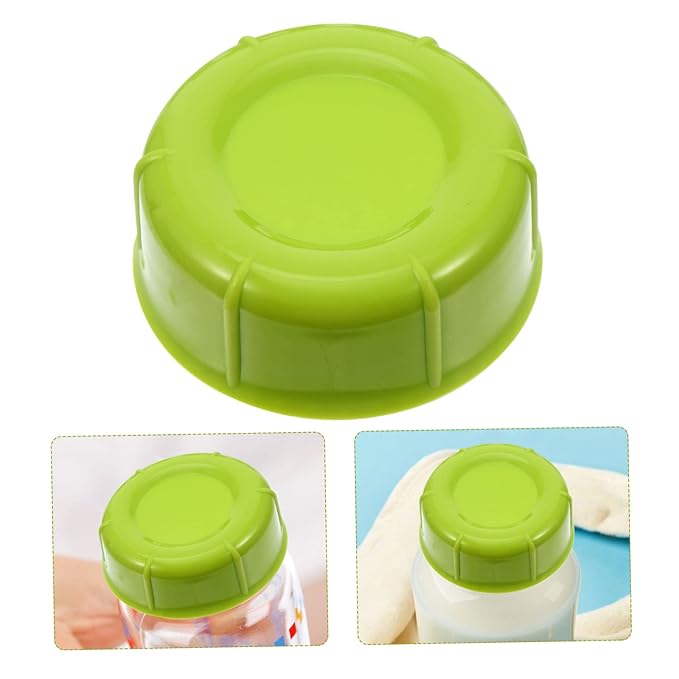 Toddmomy 10pcs Baby Bottle Seal Cap Infant Bottles Water Bottle Wide Mouth Soda Bottle Caps Baby Bottle Replacement Cap Bottles Lids for Breastmilk Bottles Reusable Bottle Caps Baby Supply