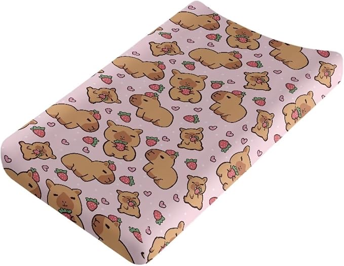 Changing Pad Covers for Boys Girls Carddle Sheet Set for Baby Boys Girls Breathable & Washable Cover