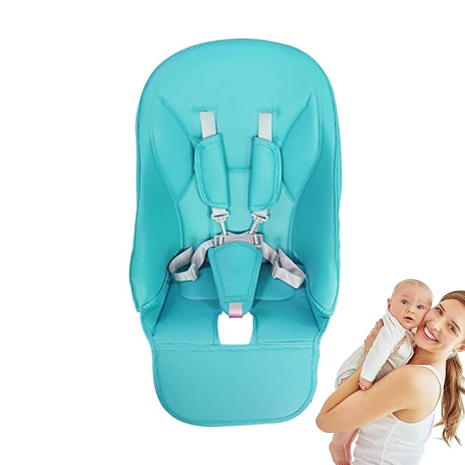 High Chair Cushion Replacement, PU Leather Baby High Chair Cover, Non-Slip Baby Dining Chair Cover Seat Padded Cushion for Pegs Pere_go, Siesta Zero3
