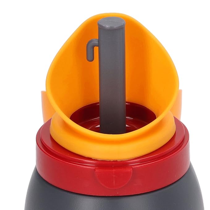 Pee Training Cup Good Sealing Cute Appearance Small Portable Boys Potty Training Urinal for Kids Home Car Travelling(Orange)