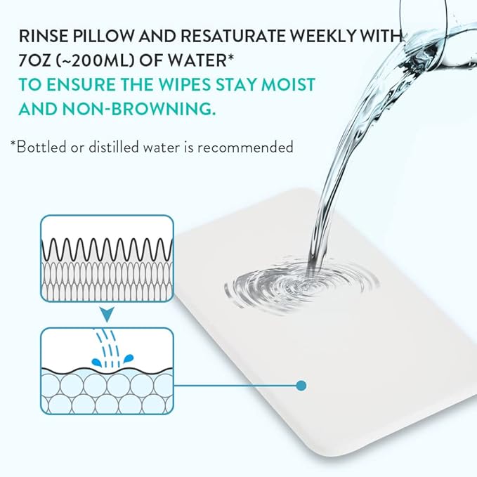 Prince Lionheart Ever-Fresh Wipe Warmer Replacement Pillows for Ultimate, Premium, EVO, and POP Baby Wipe Warmer that Keeps Baby Wipes Warm and Fresh, Prevents Discoloration in Baby Wipes (Pack of 6)