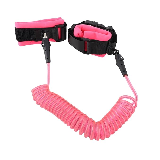 Triple Protection Excellent Walking Safety Leash, Breathable Wrist Leash, Safe for Outdoor(Pink)