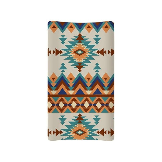 Aztec Western Changing Pad Cover for Baby Comfort Diaper Change Table TribalPad Covers Soft Breathable Changing Pad Sheets Cover