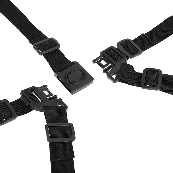 Stroller Seat Harness, Universal Baby Car Seat Belts 5 Point Travel Baby Pushchair Strap for Kids Wagon Car Children Infant Toddler Rotating Protection(New A)