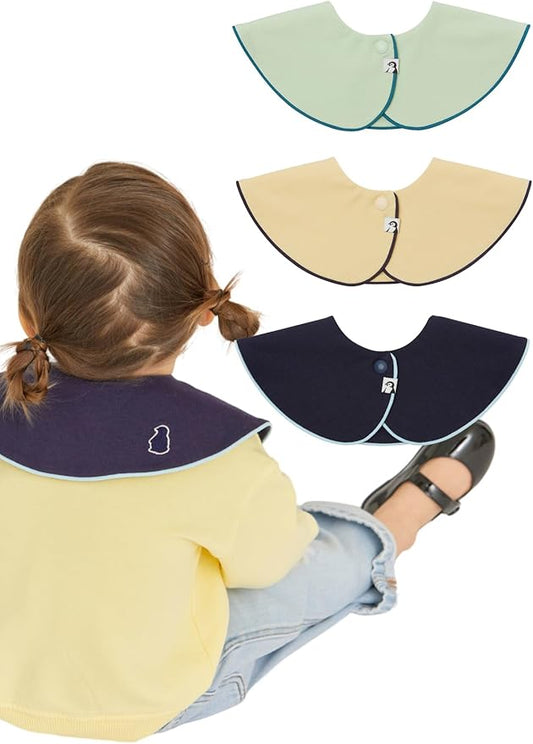 Konny Baby Bib 3/5/7-Pack Set, 360 ° Rotate, Soft and Absorbent Drooling for Toddler Boys Girls Baby Essentials