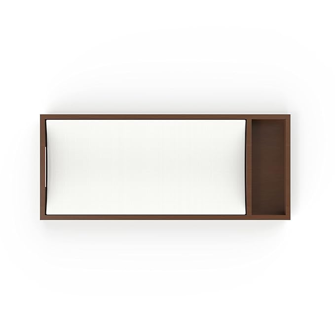 Child Craft Universal Changing Table Topper, Convert Dresser into a Changing Table Surface, Securely Attaches, Non-Toxic, Baby Safe Finish (Toasted Chestnut)