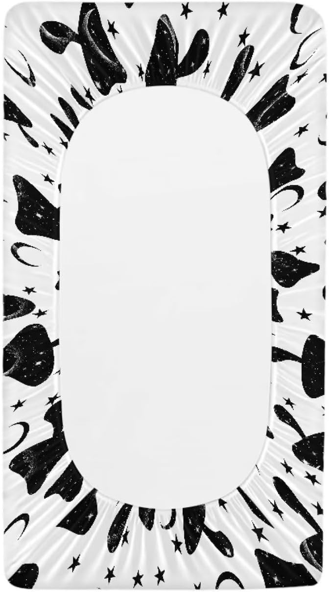 Changing Pad Covers for Boys Girls, Fashion Mushroom Diaper Changing Table Pad Cover Soft Breathable Changing Mat Cover for 32''x16" Cute Birthday Gifts for Baby