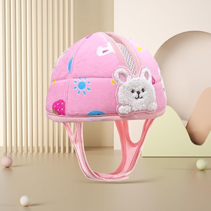 Baby Safety Helmet, Breathable Baby Head Protector for Crawling and Walking, Infant Soft Helmet Anti-Collision, Ultra-Lightweight, Expandable and Adjustable Thickened Toddler Headguard, Type 3