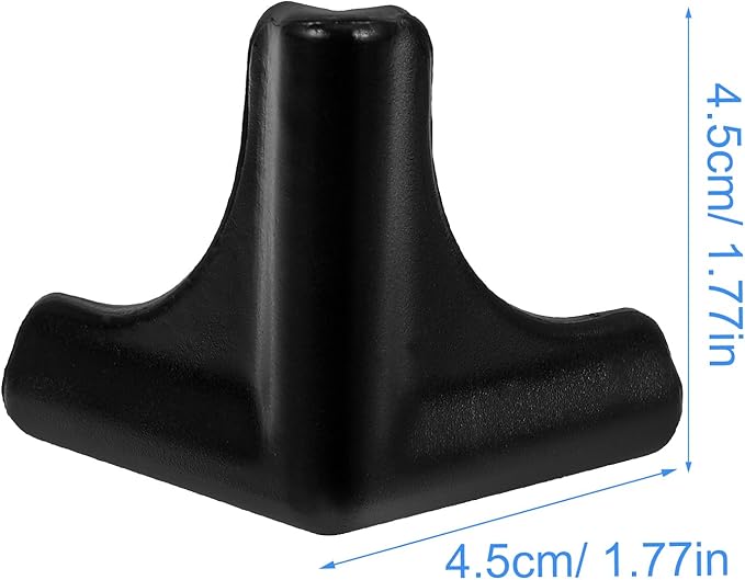 ibasenice Furniture Corner Protectors 4-Pack Soft Silicone Childproof Corner Guards 1.77 Inch Table Edge Protectors for Home Office Safety