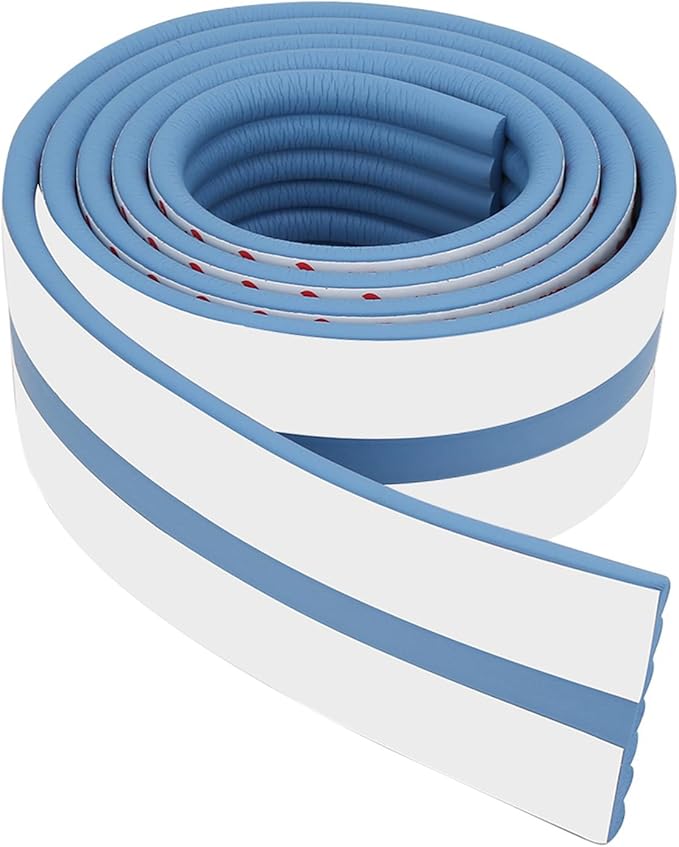Yctze Multifunctional 6.5ft Baby Proofing Corner Guards, Child Safety Bumper, Foam Strip Crib Bumper, Thick Wall Table Bed Protectors for Kids with Fireplace Padding and
