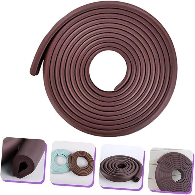 2m Corner Bumper Cushion for Furniture Edges Soft Nbr Material Easy Installation for Tables Beds Desks and Safety