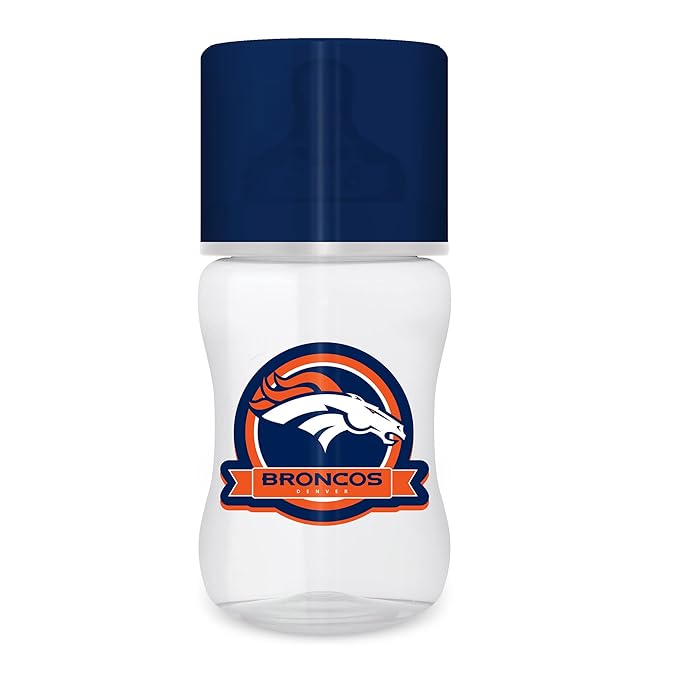 Baby Fanatic Baby Bottle - NFL Denver Broncos - Officially Licensed For Your Little Fan's Meal Time