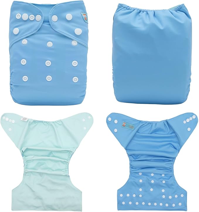 ALVABABY Baby Cloth Diaper Cover, Swim Diaper,Nappy Shell Baby Girls and Boys