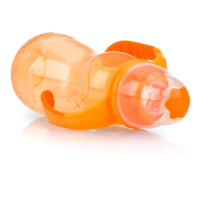 Nuby Non-Drip 3-Stage Grow Nurser, Colors May Vary, 11 Oz