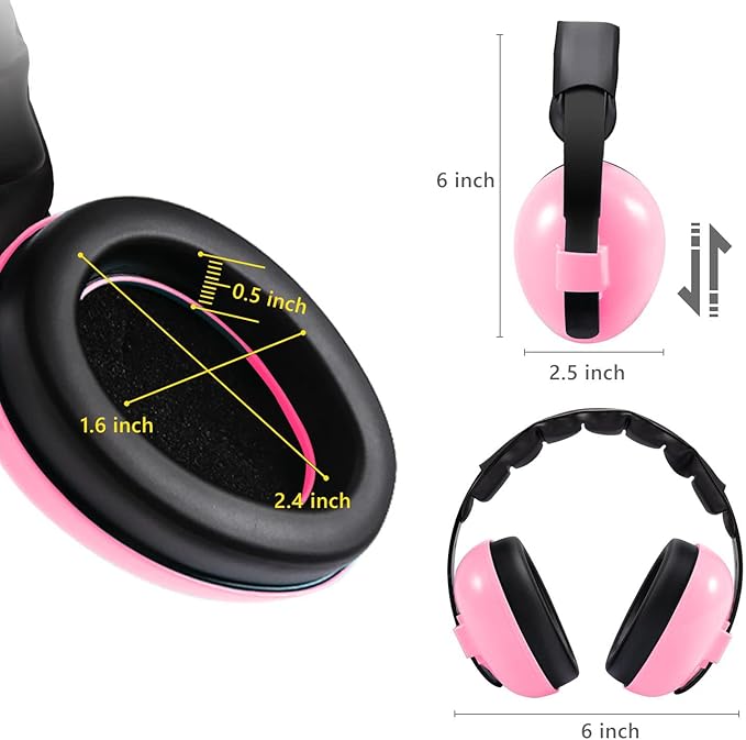 Baby Ear Protection Noise Cancelling Earmuffs Infant HeadPhones for Babies for 3 Months to 3 Years