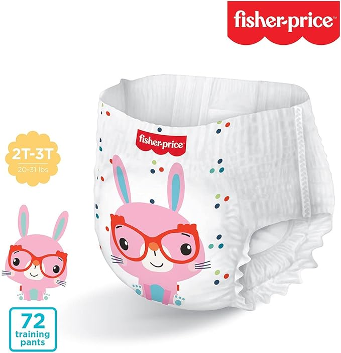 Smart Care Fisher-Price Training Pants, 2T-3T (Girl), 120 Count