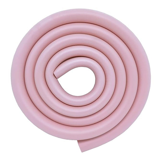M2cbridge U Shape Extra Thick Furniture Table Edge Protectors Foam 6.5 Ft (Pink)