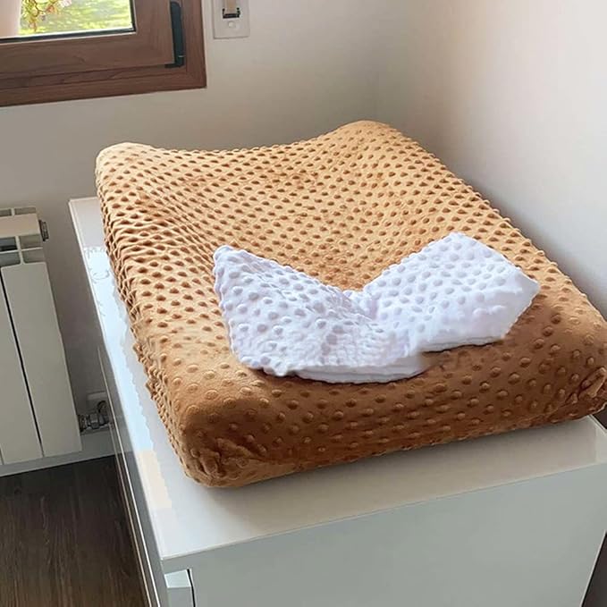 iEvolve Changing Pad Cover Ultra Soft Minky Dots Changing Table Cover Breathable Changing Table Sheet Diaper Changing Pad Cover for Baby Boys Girls (Silvergrey)