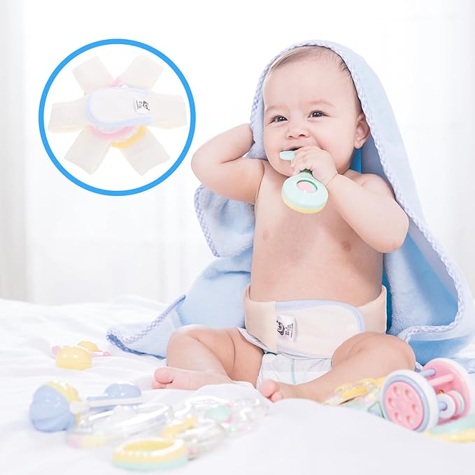 DOITOOL Adjustable Toddler Diaper Fixing Belts 3-Pack Soft Elastic Diaper Retaining Straps for Newborns and Toddlers Secure Fit Prevent Slipping Comfortable Waistband 15.74X2.36In