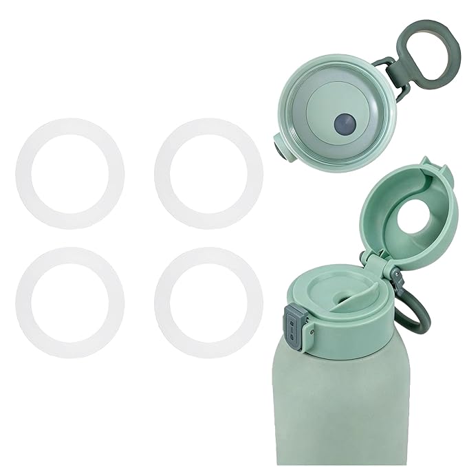 Bottle Warmer Replacement Parts for Momcozy, 4 Pack Seal Rings BPA-Free Silicone Bottle Warmer Gasket Compatible with Momcozy 17oz/500ml Portable Bottle Warmer