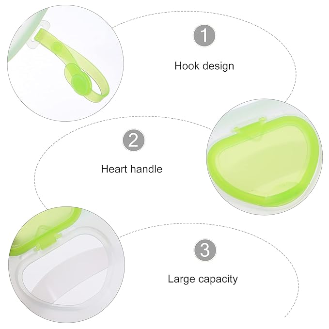 Wipes Holder Refillable Baby Wipes Dispenser Portable Wipe Dispenser Holder Baby Travel Wipe Holder Reusable Travel Box Carrier (Green)