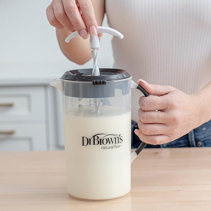 Dr. Brown's Insta-Prep Warm Water Dispenser with Baby Formula Mixing Pitcher, 36oz Black