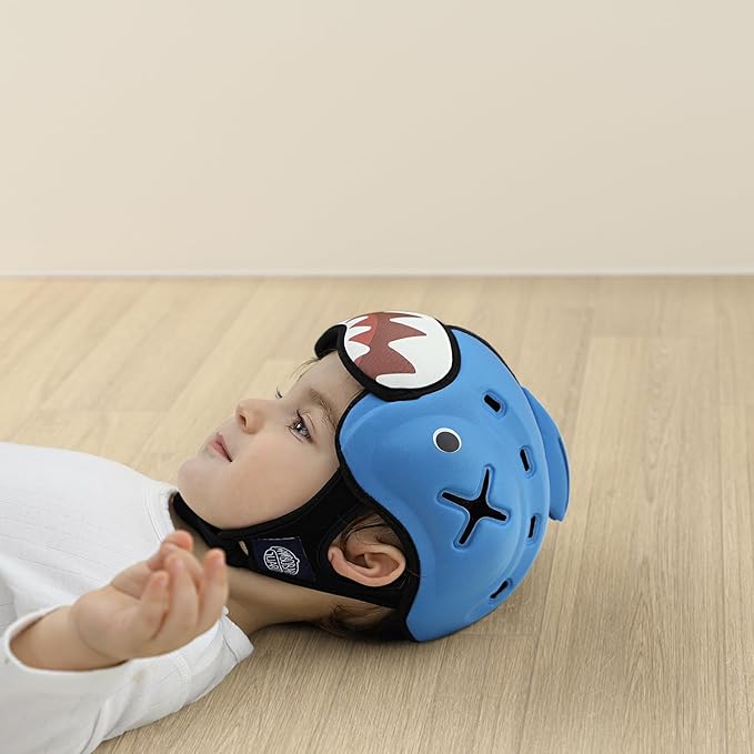 Baby Safety Helmet for Crawling Walking - Mambobaby Baby Helmet Adjustable Baby Head Protector Breathable Soft Infant Helmet Head Protection Helmets for Aged 6-24 Months, Ultra-Lightweight