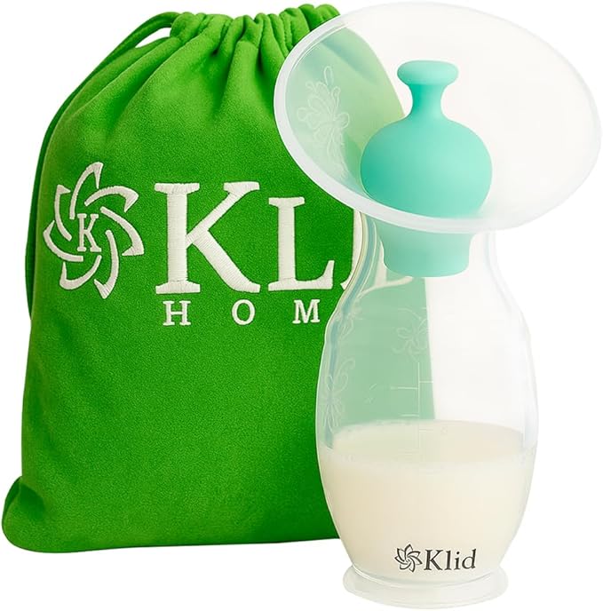 Manual Breast Milk Collector with Suction – Silicone Milk Collector for Breastfeeding – BPA Free – Comfort Fit