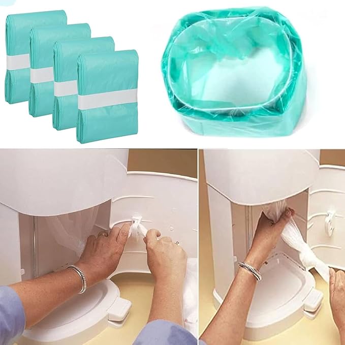 Adult Diaper Liner Refills, Compatible with Janibell Akord 280 Slim Model Pail, Odor-Seal Technology, Adult Diaper System, A Single Liner Pack Will Last Holds Up to 550 Diapers/Briefs, 8-Pack