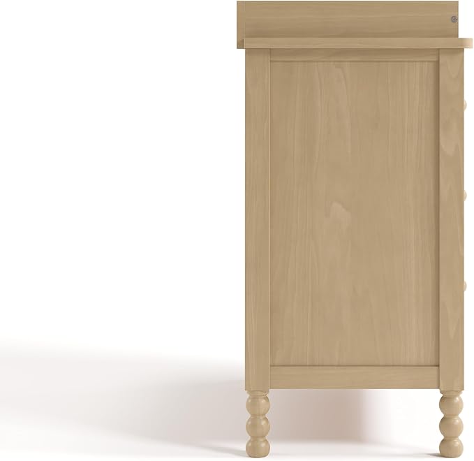 Storkcraft Rio 3 Drawer Chest with Changing Topper (Driftwood) – GREENGUARD Gold Certified, Premium Wood Dresser for Baby & Kids Bedroom, Safety Interlocking Drawers, Pre-Installed Tracks, Kids Chest