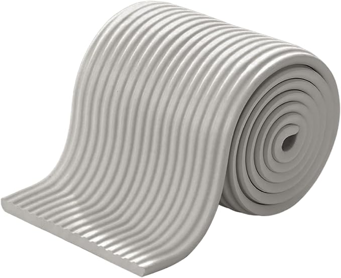 Crib Padding for Sides 79x8 Soft High Elasticity Thickened NBR Padded Wall Panels Water Resistant Crib Bumper Pads for Wall Table Cabinet Desk