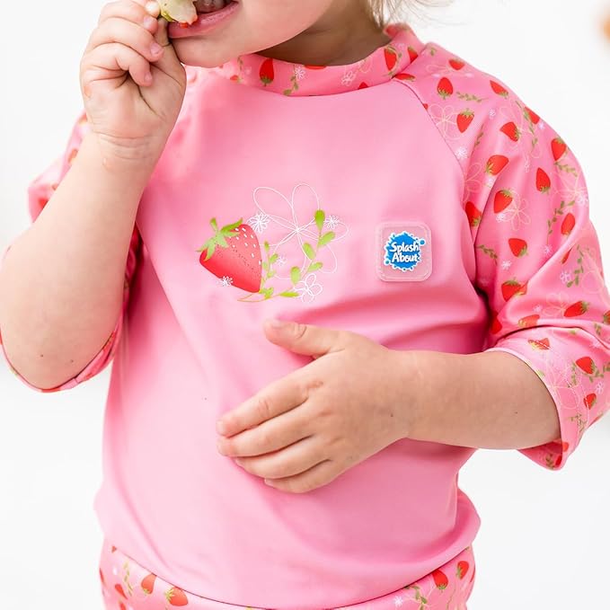Splash About Happy Nappy Sunsuit, Swimsuit for Babies & Toddlers with Built-in Swim Diaper