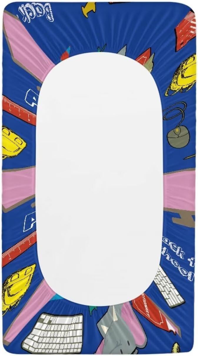 Ruler Elephant Changing Pad Covers Comfortabel Fabric Baby Diaper Change Table Covers Stretchy Change Sheet Suit for Most Rectangular Change Pads