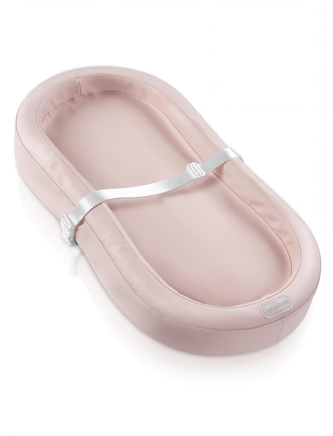 Wipeable Baby Changing Pad, Changing Pad Babies for Dresser Waterproof Standard Size in 30.7” * 15.7” for Diaper Changing on Table (Pink)