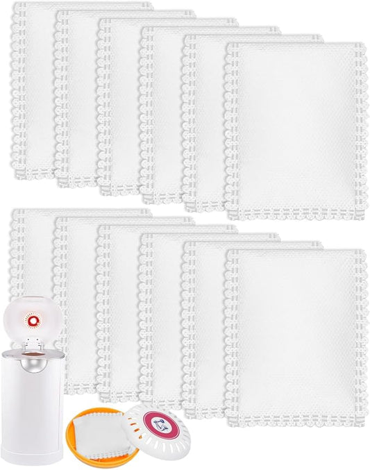 Diaper Pail Deodorizer Odor Absorber Compatible with Munchkin Arm & Hammer Puck Baking Soda Cartridge, Lavender Scented Diaper Pail Odor Eliminator, 12 Pack