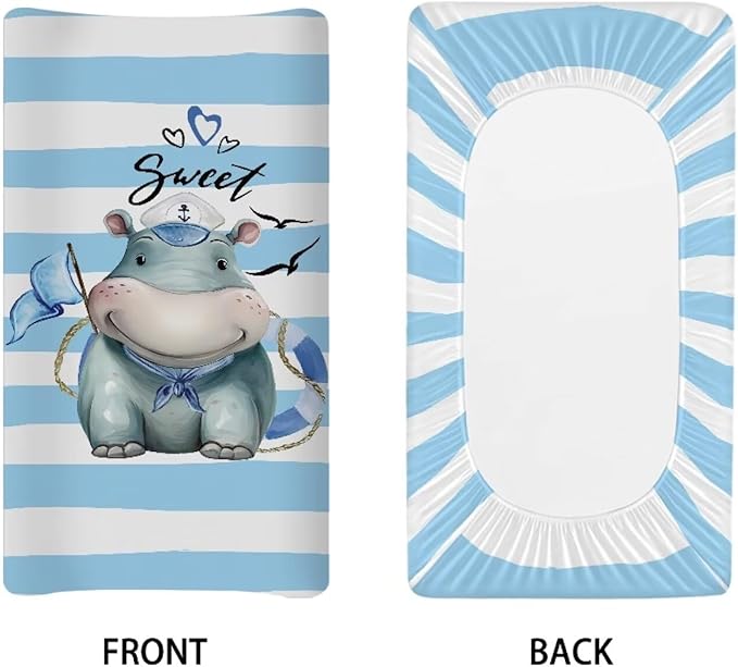 Changing Pad Covers for Boys Girls Carddle Sheet Set for Baby Boys Girls Breathable & Washable Cover