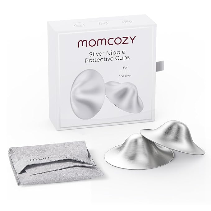 Momcozy 999 Hole-Free Metal Nipple Shields XXL Size