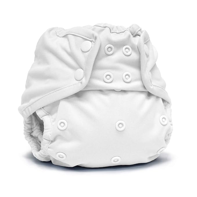 Kanga Care Rumparooz Double Leg Gusset Reusable Cloth Diaper Cover One Size Snap | Fluff 6-35 lbs