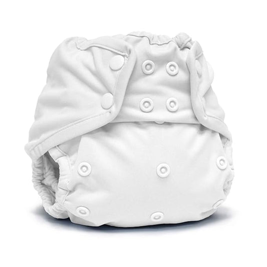 Kanga Care Rumparooz Double Leg Gusset Reusable Cloth Diaper Cover One Size Snap | Fluff 6-35 lbs
