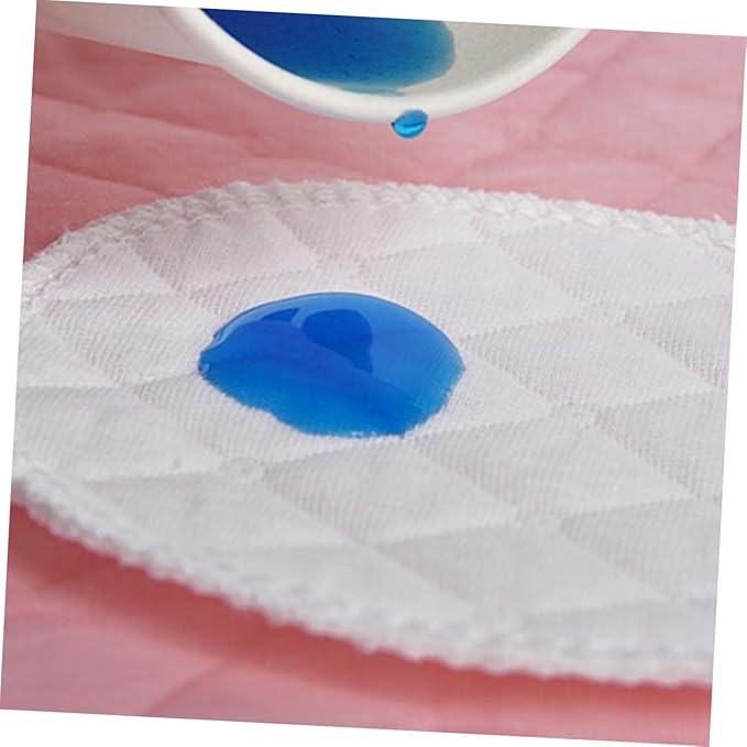 KOMBIUDA 20pcs Breast Pads Feeding Bra Pads Pads Breastfeeding Pads Feeding Pads Reusable Essentials Baby Products Cotton White Pregnant Woman Washable