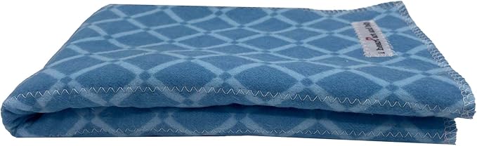 Infant Burping Cloth, Burp Cloths for Baby Boy or Girl, Soft and Absorbent - Cotton Reusable Spit Up Rags, XLarge, 1 Count (Blue)