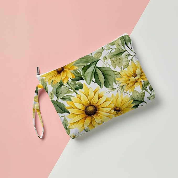 Fokongna Palm leaves Wet Bag Travel Wet Dry Bag Beach Bag Diaper Bag Wet Bag For Swimsuit Travel Makeup Bag Toiletry Bag