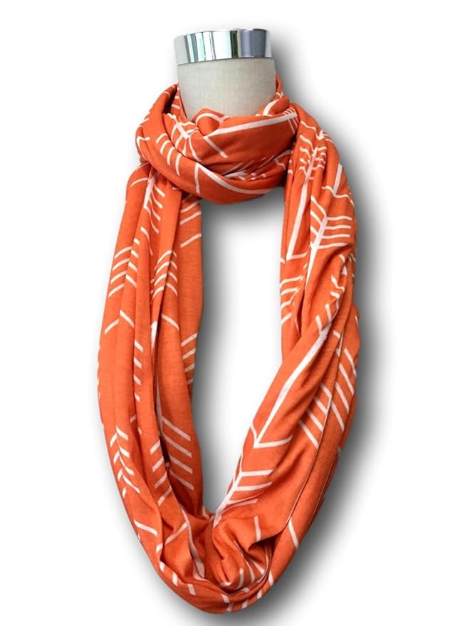 Nursing Scarf for Breastfeeding | Infinity Nursing Cover Hides Back for Privacy
