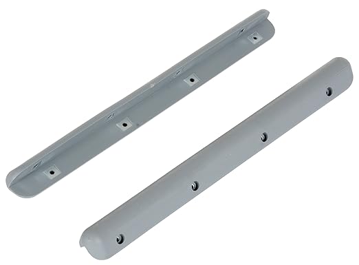 Vestil SB-12 Plastic Corner & Surface Guard with Rubber Edges 12 Quantity 12 In. x 1-3/16 In. x 1-1/8 In. Gray