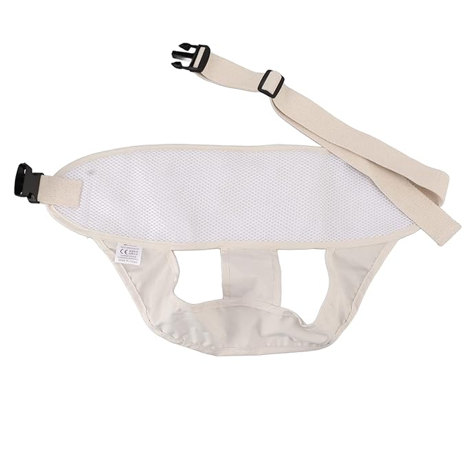 Baby Chair Harness,Soft Length Adjustable Breathable Baby Feeding Safety Seat Strap Portable Cute Harness Belt for Outdoor (Khaki)