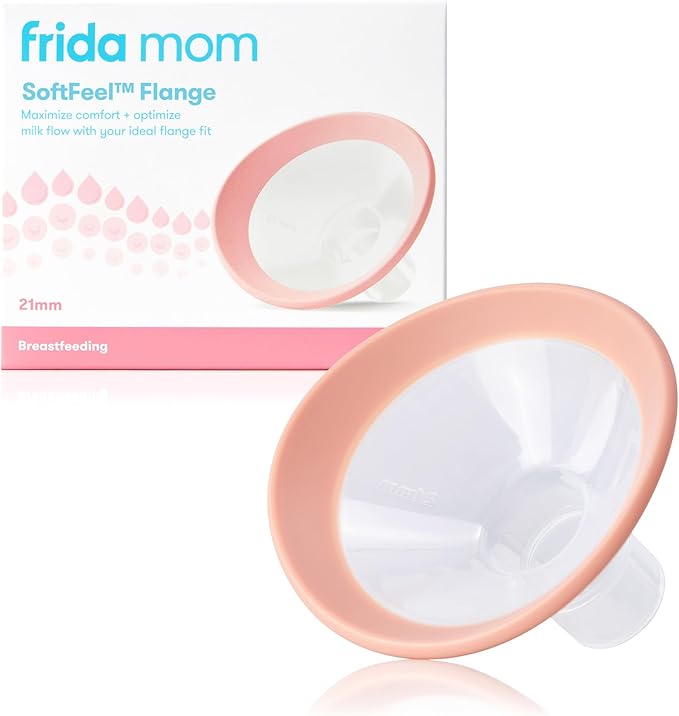 2-in-1 Manual + Silicone Suction Breast Pump SoftFeel Flange 21mm