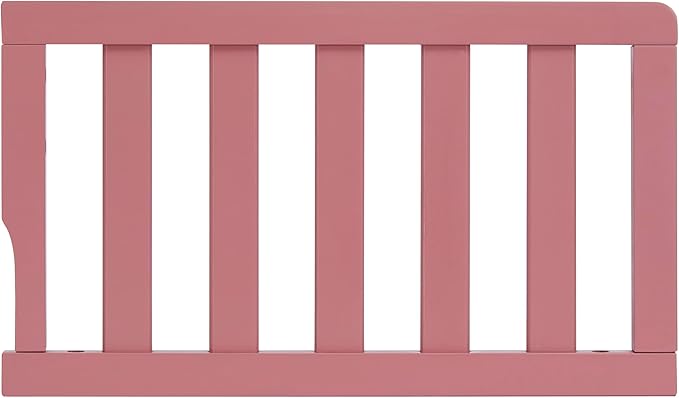 Dream On Me Universal Convertible Crib Toddler Guard Rail in Rose, Compatible with Select Dream On Me Cribs, Crib to Toddler Bed Conversion, Easily Attachable