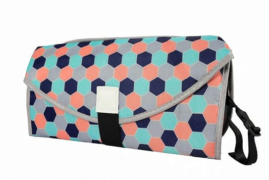 Portable Changing Pad for Baby Waterproof Foldable Diaper Bag Travel Changing Mat Station Padded Diaper Clutch
