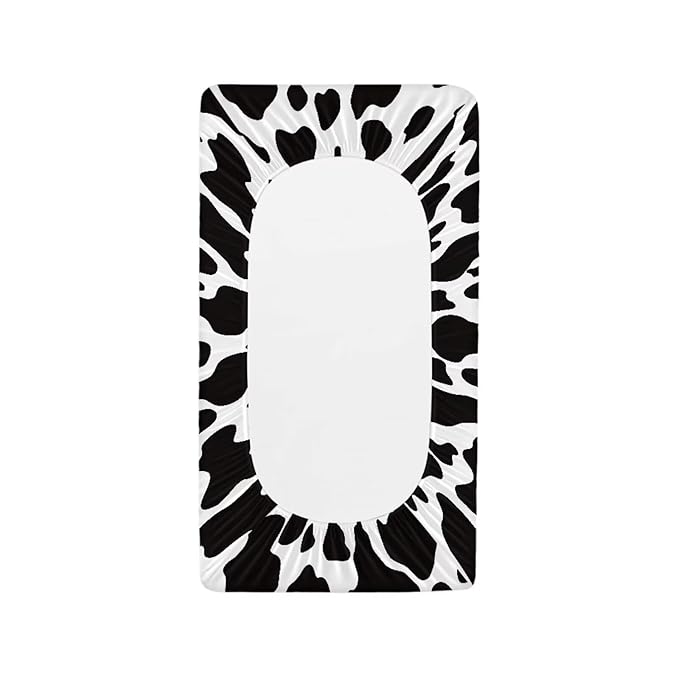 Cow Print Diaper Changing Pad Cover, Comfortable Infant Changing Table Cover Breathable Changing Mat Cover Baby Nursery Diaper Changing Pad Sheets