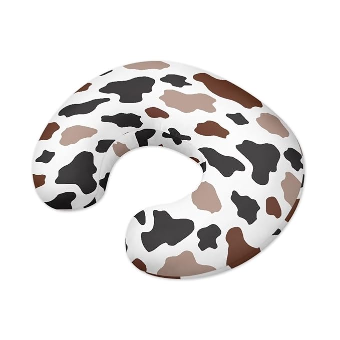 Dark Color Cow Stripes Nursing Pillow Cover Baby Breastfeeding Slipcover Infant Newborn Nursery Bottle Pillowcase Baby Essentials